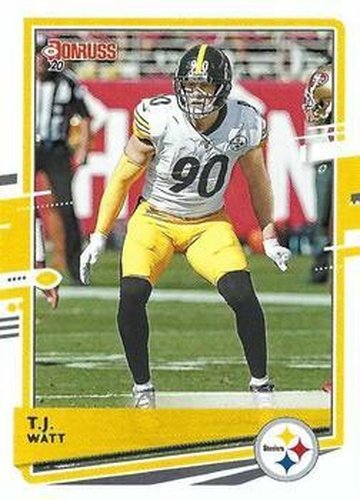 #220b T.J. Watt - Pittsburgh Steelers - 2020 Donruss Football