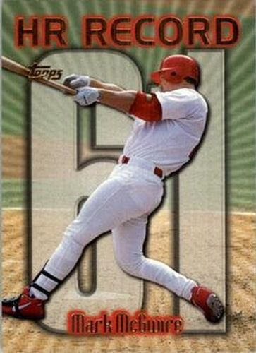 #220bi Mark McGwire - VAR: HR 61 - St. Louis Cardinals - 1999 Topps Baseball