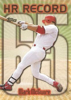 #220bm Mark McGwire - VAR: HR 65 - St. Louis Cardinals - 1999 Topps Baseball
