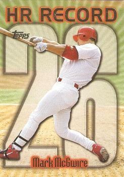#220z Mark McGwire - VAR: HR 26 - St. Louis Cardinals - 1999 Topps Baseball