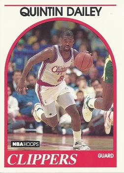 #221 Quintin Dailey - Los Angeles Clippers - 1989-90 Hoops Basketball