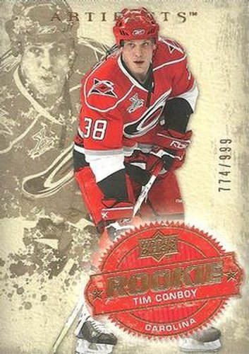 #221 Tim Conboy - Carolina Hurricanes - 2008-09 Upper Deck Artifacts Hockey