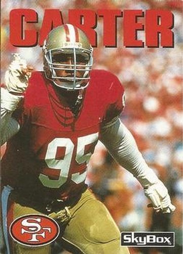 #221 Michael Carter - San Francisco 49ers - 1992 SkyBox Impact Football