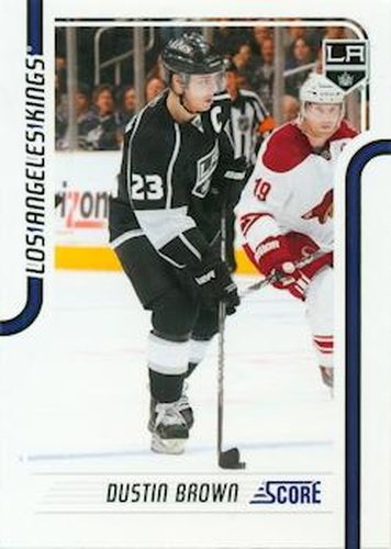 #221 Dustin Brown - Los Angeles Kings - 2011-12 Score Hockey