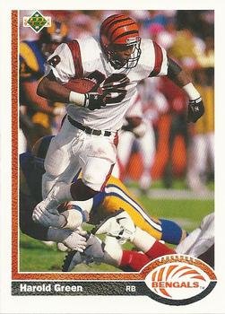 #221 Harold Green - Cincinnati Bengals - 1991 Upper Deck Football