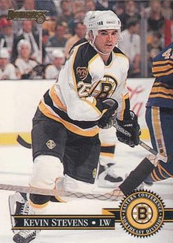 #221 Kevin Stevens - Boston Bruins - 1995-96 Donruss Hockey