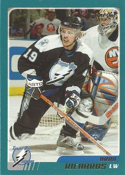 #221 Brad Richards - Tampa Bay Lightning - 2003-04 O-Pee-Chee Hockey