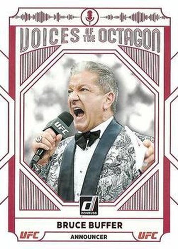 #221 Bruce Buffer - 2022 Donruss UFC MMA