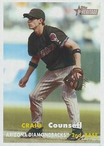#221 Craig Counsell - Arizona Diamondbacks - 2006 Topps Heritage Baseball