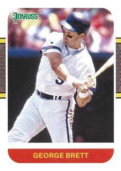 #221 George Brett - Kansas City Royals - 2021 Donruss Baseball