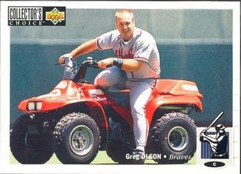 #221 Greg Olson - Atlanta Braves - 1994 Collector's Choice Baseball