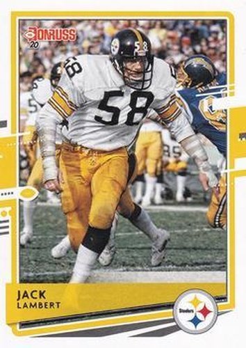 #221 Jack Lambert - Pittsburgh Steelers - 2020 Donruss Football