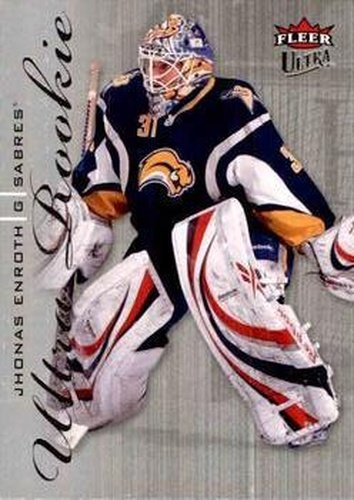 #221 Jhonas Enroth - Buffalo Sabres - 2009-10 Ultra Hockey
