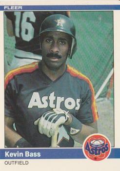 #221 Kevin Bass - Houston Astros - 1984 Fleer Baseball