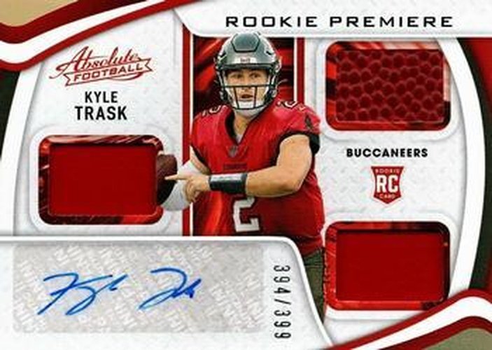 #221 Kyle Trask - Tampa Bay Buccaneers - 2021 Panini Absolute Football
