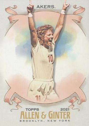 #221 Michelle Akers - USA - 2021 Topps Allen & Ginter Baseball