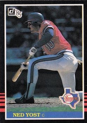 #221 Ned Yost - Texas Rangers - 1985 Donruss Baseball