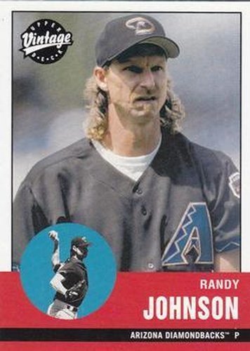 #221 Randy Johnson - Arizona Diamondbacks - 2001 Upper Deck Vintage Baseball