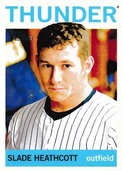 #221 Slade Heathcott - Trenton Thunder - 2013 Topps Heritage Minor League Baseball