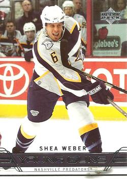 #222 Shea Weber - Nashville Predators - 2006-07 Upper Deck Hockey
