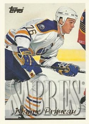 #222 Wayne Primeau - Buffalo Sabres - 1995-96 Topps Hockey
