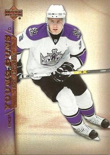 #222 Jack Johnson - Los Angeles Kings - 2007-08 Upper Deck Hockey