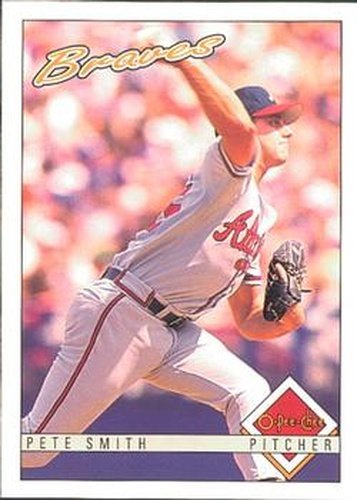 #222 Pete Smith - Atlanta Braves - 1993 O-Pee-Chee Baseball