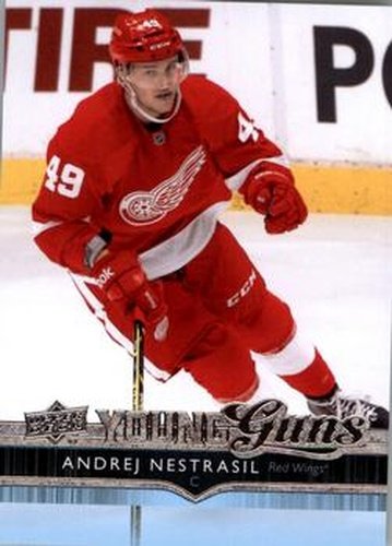 #222 Andrej Nestrasil - Detroit Red Wings - 2014-15 Upper Deck Hockey