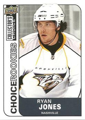 #222 Ryan Jones - Nashville Predators - 2008-09 Collector's Choice Hockey