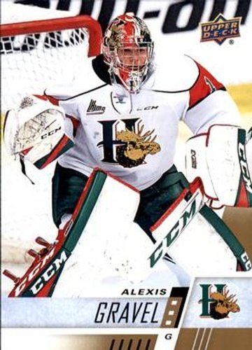 #222 Alexis Gravel - Halifax Mooseheads - 2017-18 Upper Deck CHL Hockey