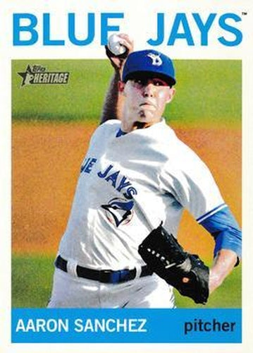#222 Aaron Sanchez - Dunedin Blue Jays - 2013 Topps Heritage Minor League Baseball