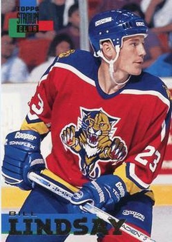 #222 Bill Lindsay - Florida Panthers - 1994-95 Stadium Club Hockey