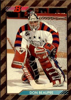 #222 Don Beaupre - Washington Capitals - 1992-93 Bowman Hockey
