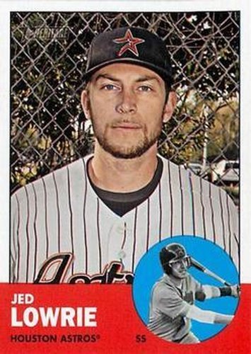 #222 Jed Lowrie - Houston Astros - 2012 Topps Heritage Baseball