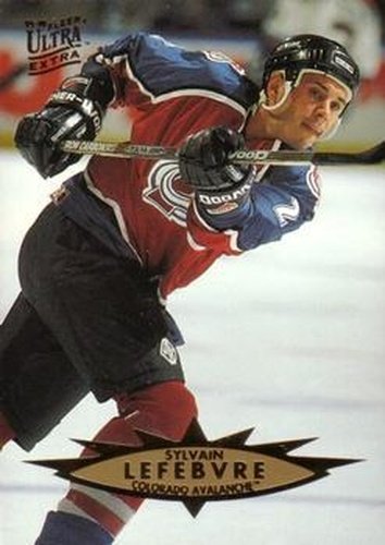 #222 Sylvain Lefebvre - Colorado Avalanche - 1995-96 Ultra Hockey