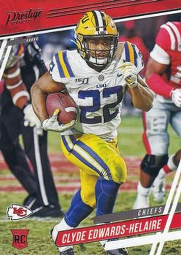 #223 Clyde Edwards-Helaire - Kansas City Chiefs - 2020 Panini Prestige Football