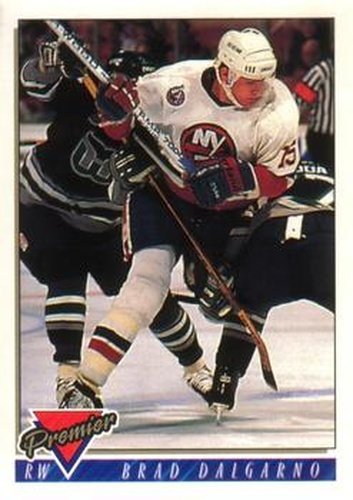 #223 Brad Dalgarno - New York Islanders - 1993-94 O-Pee-Chee Premier Hockey