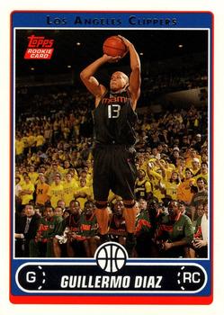 #223 Guillermo Diaz - Los Angeles Clippers - 2006-07 Topps Basketball