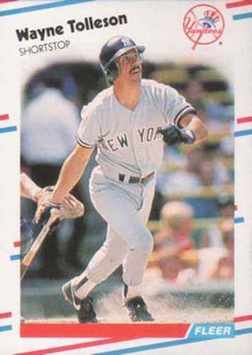 #223 Wayne Tolleson - New York Yankees - 1988 Fleer Baseball
