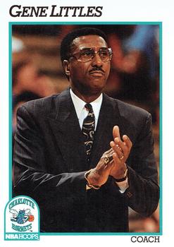 #223 Gene Littles - Charlotte Hornets - 1991-92 Hoops Basketball