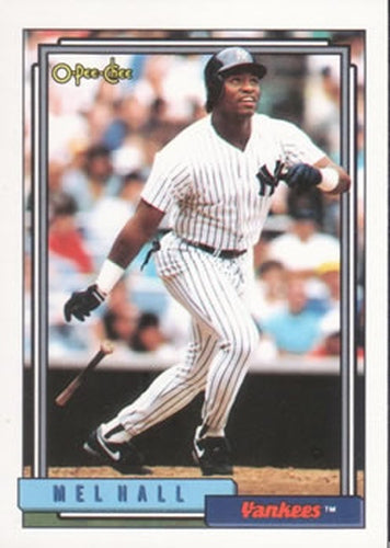 #223 Mel Hall - New York Yankees - 1992 O-Pee-Chee Baseball