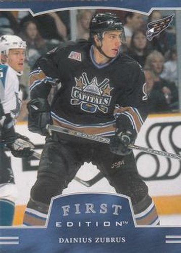 #223 Dainius Zubrus - Washington Capitals - 2002-03 Be a Player First Edition Hockey