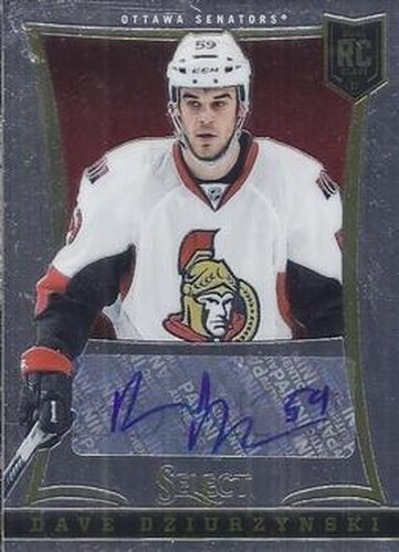 #223 Dave Dziurzynski - Ottawa Senators - 2013-14 Panini Select Hockey