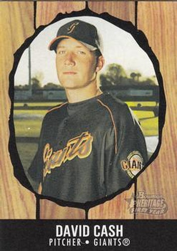 #223 David Cash - San Francisco Giants - 2003 Bowman Heritage Baseball