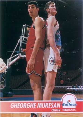 #223 Gheorghe Muresan - Washington Bullets - 1994-95 Hoops Basketball