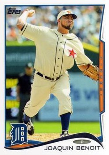 #223 Joaquin Benoit - Detroit Tigers - 2014 Topps Baseball