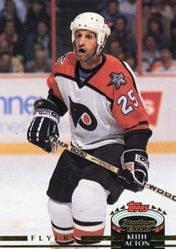 #223 Keith Acton - Philadelphia Flyers - 1992-93 Stadium Club Hockey