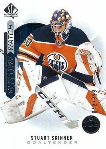 #223 Stuart Skinner - Edmonton Oilers - 2020-21 SP Authentic Hockey