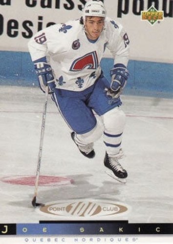 #223 Joe Sakic - Quebec Nordiques - 1993-94 Upper Deck Hockey