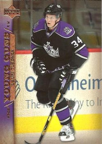 #224 Lauri Tukonen - Los Angeles Kings - 2007-08 Upper Deck Hockey